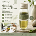 🌿 Craftmory™ Moss Leaf Steeper Flask